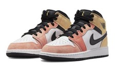 Big Kid’s Jordan 1 Mid SE Magic Ember/Sundial-White (DX4365 800)