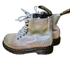 Dr. Martens 1460 Pascal Kids Rainbow Boots Size US 7