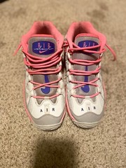 air nike pink grey and blue sz 7y