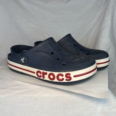 Crocs Bayaband Clogs Slip On Sandals Navy Blue Unisex Youth Junior 3