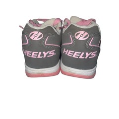 Heelys Propel 2.0 | Youth Size 2 | Gray Pink Skate Roller Sneakers | GUC