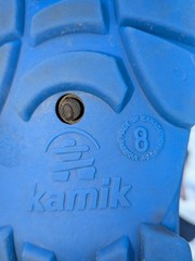 Kamik Snowbug winter boots for toddlers Little Kid Size 8 one step straps