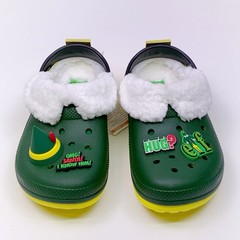 Buddy The Elf Crocs Holiday Lined Comfort-Lined Classic Clogs Kids Size J2 NEW
