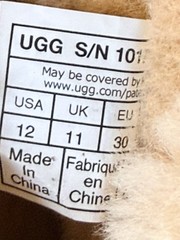 Ugg Kid’s Classic II Boot 1017703K Chestnut Brown Suede / Size 12