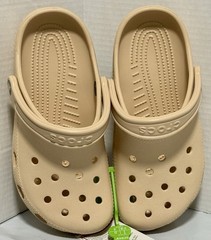 Crocs Classic Slip-On Clogs Grade School Size 6 – Beige Color-way (New)