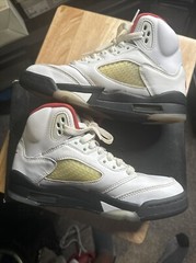 Jordan 5 Retro 2020 Mid Fire Red Size 4 (gs)