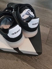Adidas Barreda Decode EL C Core Black White Kids Size 1.5 JR0767 New In Box