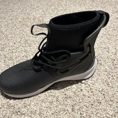 Nike Binzie Boot Size 12c Puddle Protect Black And White Kids Rain Boot