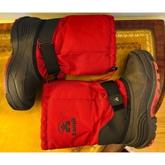 Kamik Rocket Cold Weather Sturdy Winter Snow Waterproof Red Canada Youth Boots 5