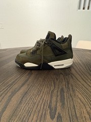 Size 5.5 (GS) – Jordan 4 SE Retro Low Craft – Olive