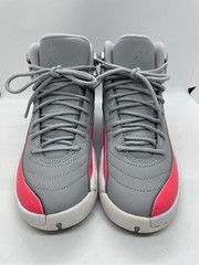 NIKE AIR JORDAN 12 RETRO (GS) WOLF GREY-PINK WOMENS SZ 5 510815-060