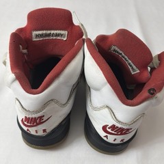 Nike Air Jordan 5 V Retro White Fire Red 2020 Bulls 440888-102 GS Youth Sz 4.5Y