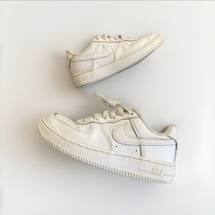 Nike Air Force 1 Low Triple White Sneakers Size 12C Unisex