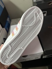 Adidas Superstar Low White Iridescent – FV3139 Big Kids GS size 6,6.5 New w Box