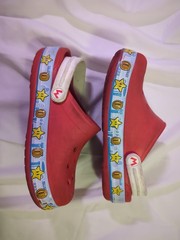 Crocs Fun Lab Super Mario Red White Blue Clog Casual Shoes J 2