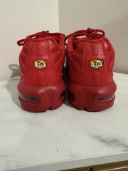 Nike Air Max Plus University Red GS Mesh Kids Sneakers DM8877-600 Cushioned