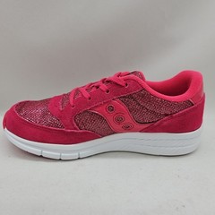 Saucony Jazz Lite Lace Sneaker (Little Kid/ Big Kid), Berry, 2 Medium US Little