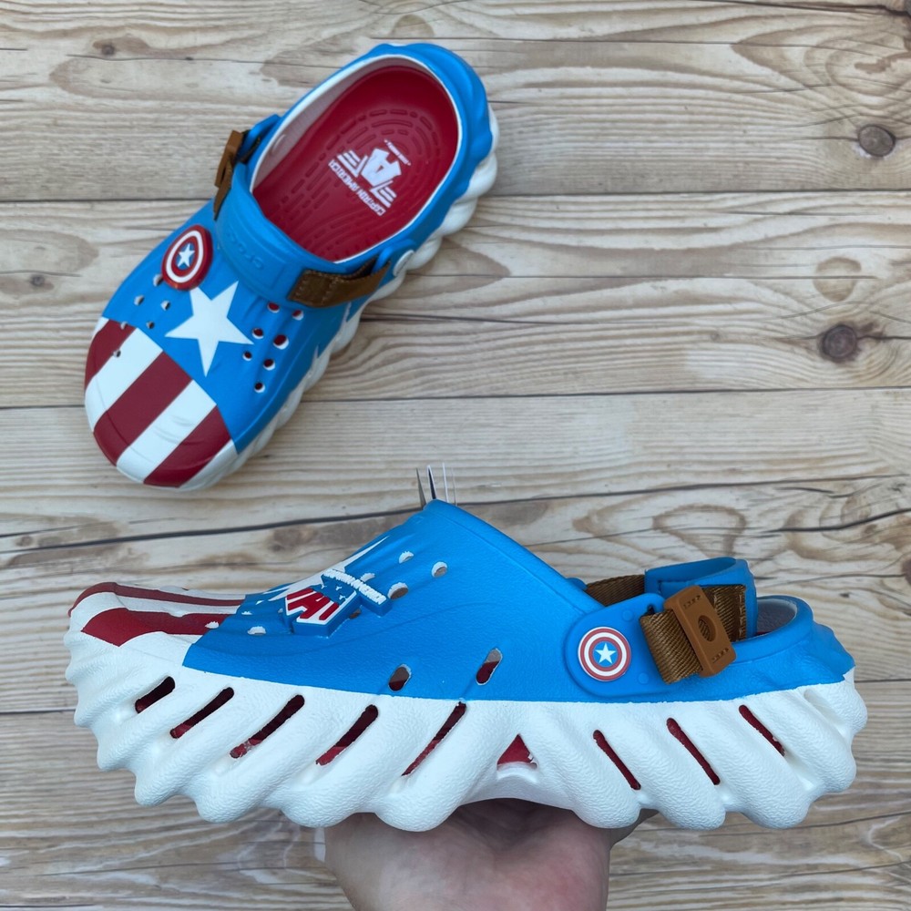 Crocs Marvel Captain America Echo Clog 🇺🇸 Select-a-Size
