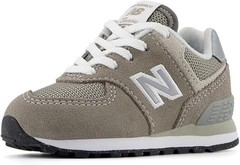 New Balance Kids‘ 574 V1 Lace-Up Sneakers, Grey/White
