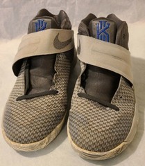 Nike Kyrie 2 II GS Wolf Grey Omega Blue Cool Marble Oreo Irving 826673-004 6.5Y