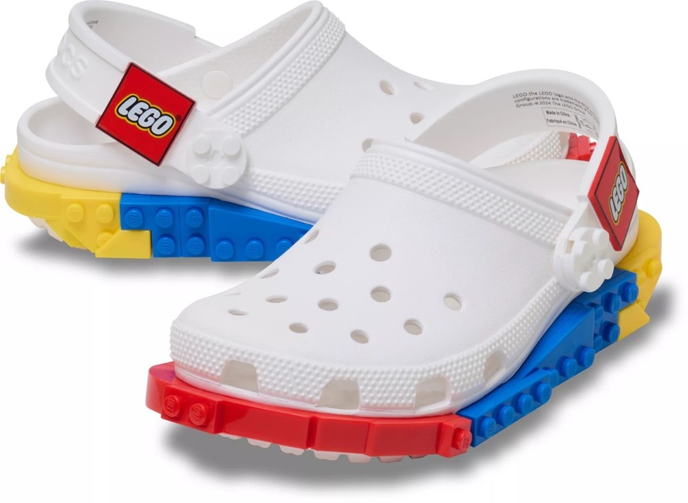 Crocs x LEGO® Creativity Clogs (kids size) 11K-6 White