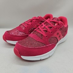 Saucony Jazz Lite Lace Sneaker (Little Kid/ Big Kid), Berry, 2 Medium US Little
