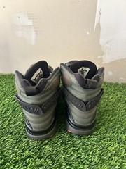 Jordan Air Jordan 8 Retro Mid Top Sneaker US 7Y Green/Black/Red Leather