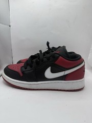 Nike Air Jordan 1 Low Alternate Bred Black Gym Red-White (553560 066) Size 5Y