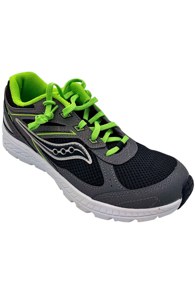 Saucony Kids Unisex Cohesion 14 LTT Sneakers Gray/Green/Black