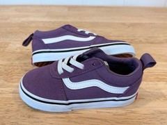 Vans Ward Toddler Purple Suede and Canvas Skate Sneakers