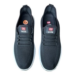 ECKO UNLTD. Black White Casual Mesh Stretch Sneakers Youth Size 11