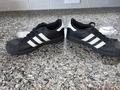 Adidas Superstar Core Black White Size 3 Kids
