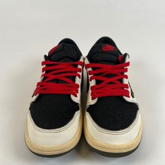 Jordan 1 Retro Low OG SP Travis Scott Olive PS Sail Black DZ5909-106 Size 2.5Y