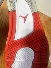 Size 3 (PS) – Jordan 4 Retro OG 2020 Mid Fire Red New Without Box Boy Size
