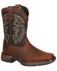 Durango Toddler Boys' Raindrop Western Boot – Square Toe – DWBT048