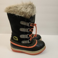 Sorel Joan Of Arctic -40 Waterproof Felt Pak Snow Winter Boot Suede Youth Sz 2