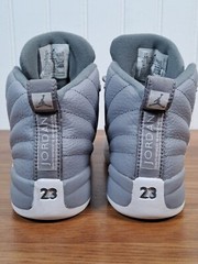 Jordan Retro 12 Stealth White-Cool Grey Toddler 13C 151186-015 Boys Girls