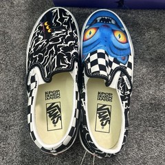 Size 4.5 – KPop Demon Hunters – Derpy Tiger VANS Shoes Brand New In Box