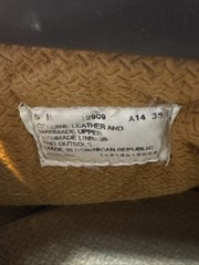 Timberland Boots Size 5M Brown Leather Waterproof Wheat Hiking 12909