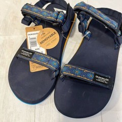 Quiksilver Youth Sandals Size 6 Removable Heel Strap New Boy’s Blue