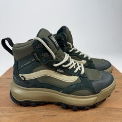 New Big Kids Vans MTE Crestline Waterproof Green Hiking Boots Shoes 3.5 Y