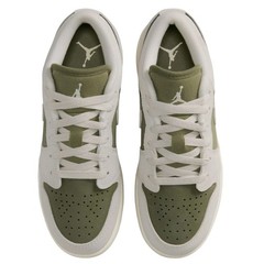 Nike Air Jordan 1 Low SE Medium Olive Sail HV4396-201 GS New