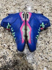Nike Air Jordan 6 Retro Game Royal 2014 GS Shoes Blue Size 5.5y Youth 543390-439