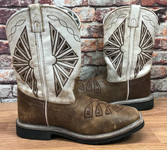Dan Post Boots Youth Size 6 DPC-3953 Cowboy Western Distressed