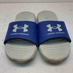 Under Armour Unisex B Ansa Fix SI (GS) Slides 3023789-105 Blue/Grey Size 5Y