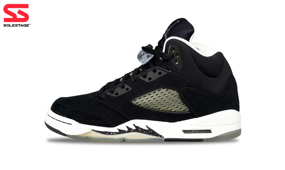 Nike Jordan 5 Retro Oreo 2013 (GS) (440888-035) Grade School Size 4Y-7Y