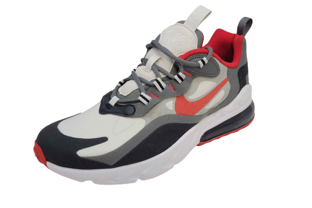 Nike Air Max 270 React GS Iron Grey University Red BQ0103-013 Sz 6 Youth/Wmn 7.5
