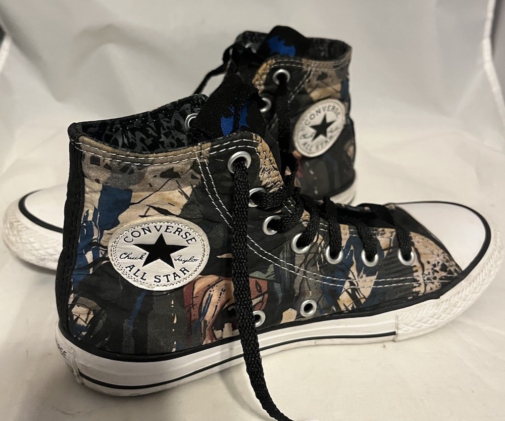 Youth Size 2 Batman Converse All Star High Top Pre owned 348380F