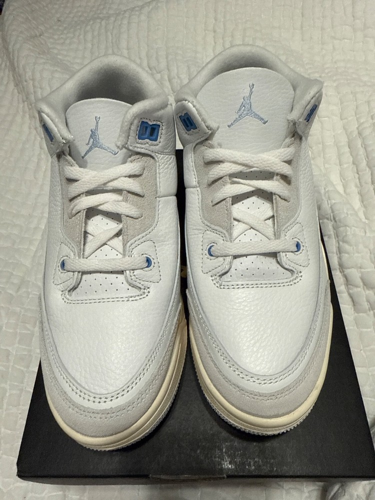 Jordan 3 Retro – 3Y – summit white/hydrogen blue (Lucky Shorts)