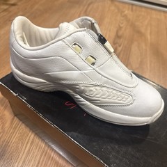 Reebok Iverson The Answer IV Low Zip Kids Toddler Size 4 1/2 White